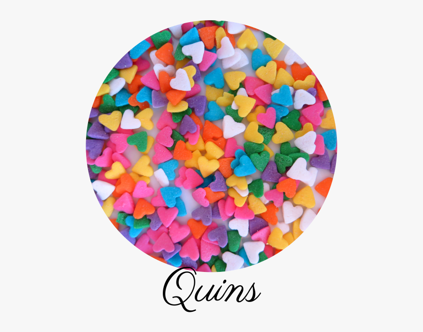 Heart Quin Sprinkles-01 - Circle, HD Png Download