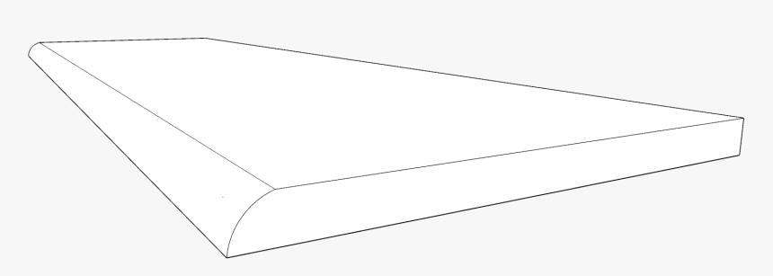 Half Bullnose Is Commonly Used For Staircase, Countertop, - Mattress, HD Png Download