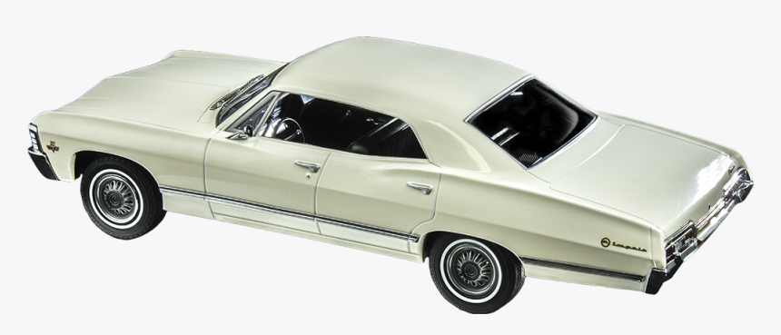 1967 White Chevrolet Impala - Classic Car, HD Png Download