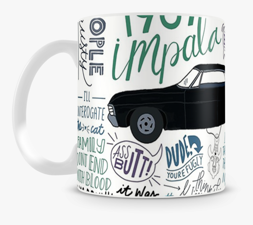 Caneca Supernatural Impala , Png Download - Mug, Transparent Png