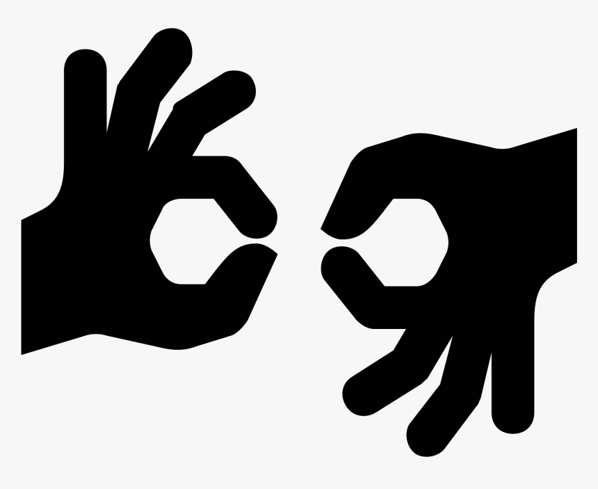 Sign Language Icon, HD Png Download