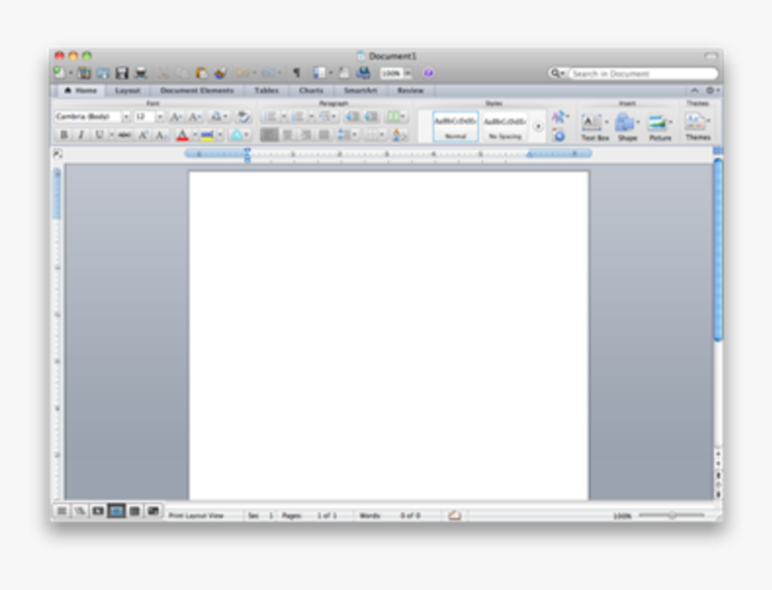 Microsoft Word En Mac, HD Png Download