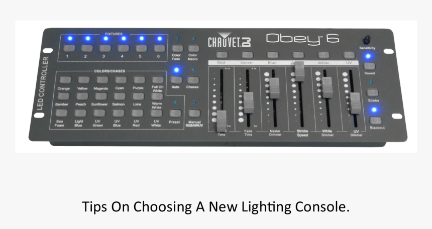 Tips On Choosing A New Lighting Console - Chauvet Dj Dmx Controller, HD Png Download