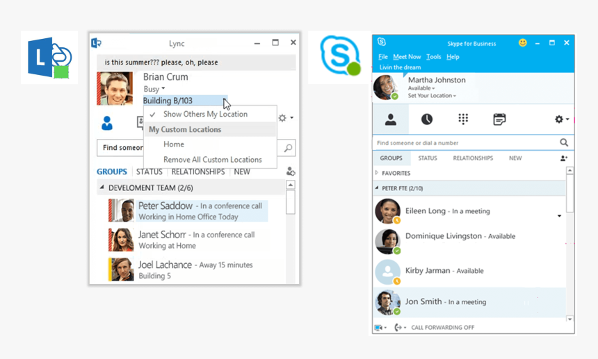 Skype For Business, HD Png Download