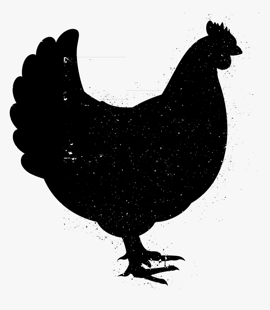 Pre-cooked Chicken Burger Made From 100% Dutch Chicken - Vector Black Chicken Png, Transparent Png