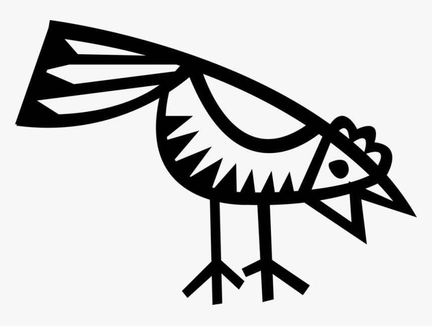 Vector Illustration Of Farm Domesticated Fowl Hen Chicken - Piyoko, HD Png Download