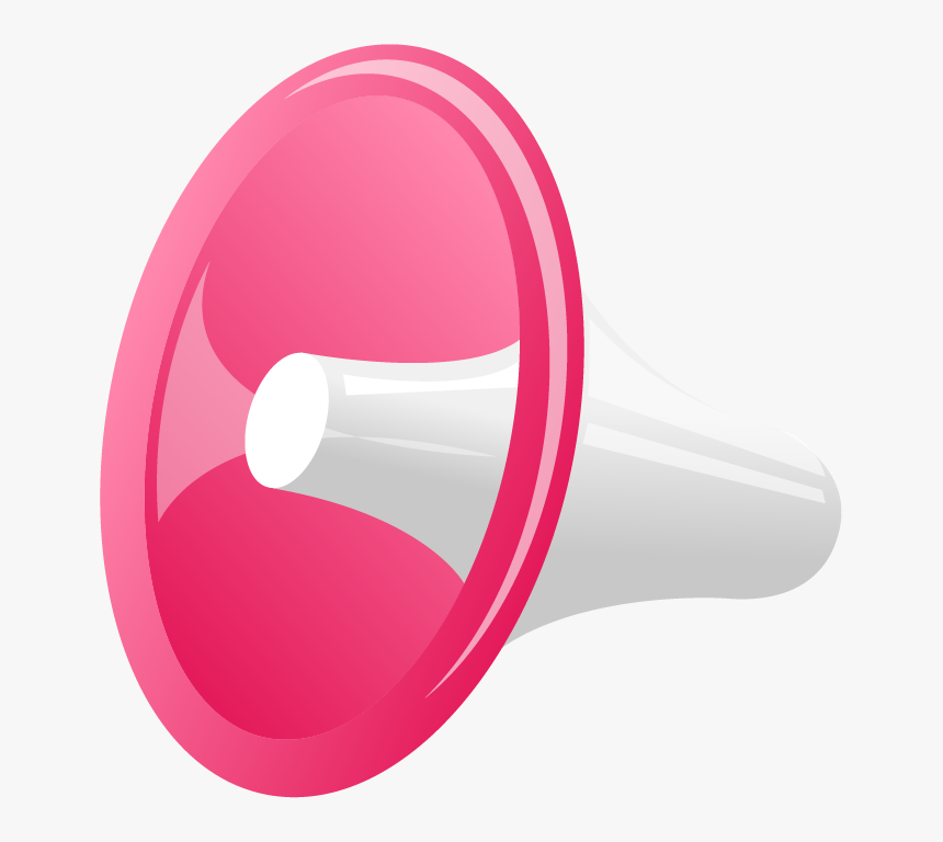 Loudspeaker Vector Speaker Cartoon Free Frame Clipart - Circle, HD Png Download