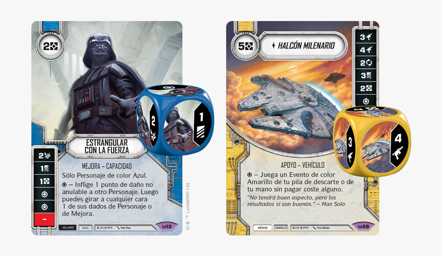 Star Wars Destiny Millennium Falcon, HD Png Download