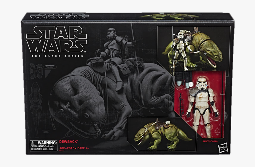 Star Wars Black Series Dewback, HD Png Download