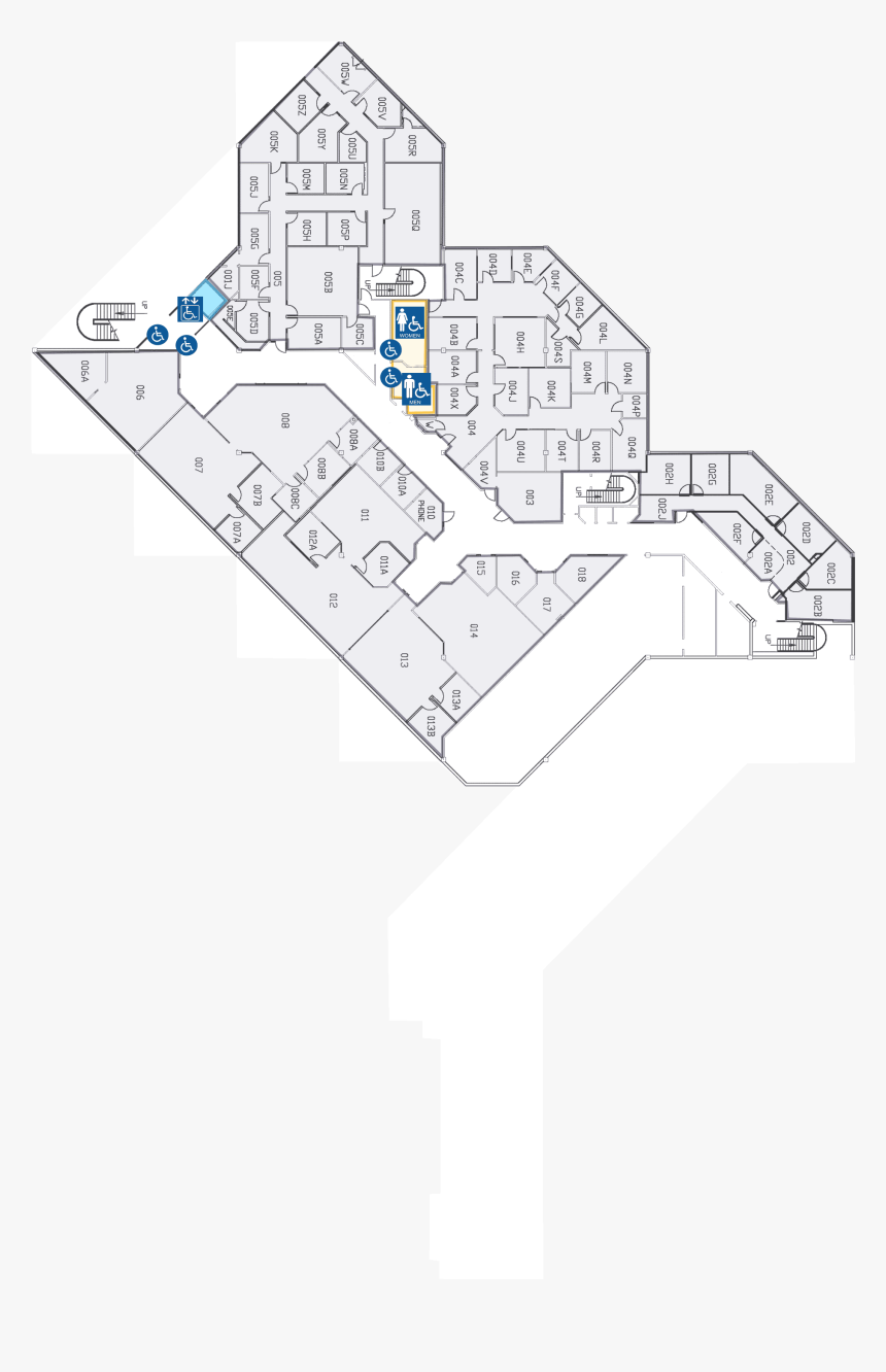 Browning Administration Level - Uvu Browning Administration Building Map, HD Png Download