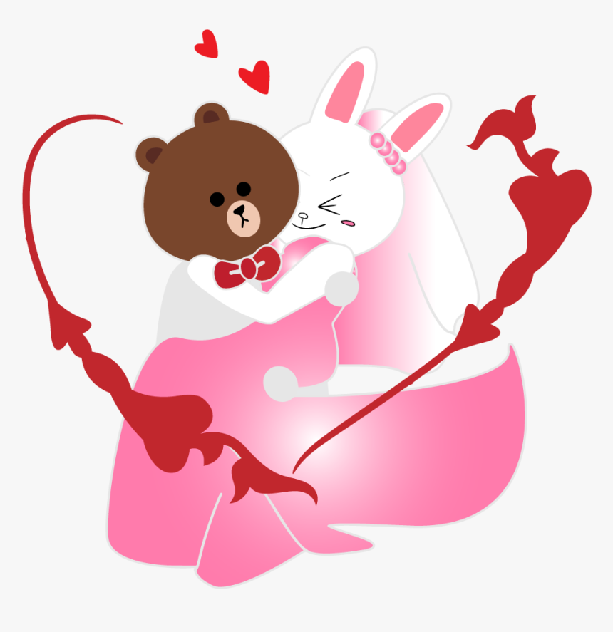 Cony And Brown Concept Wedding Invitation On Behance - Brown And Cony Married, HD Png Download