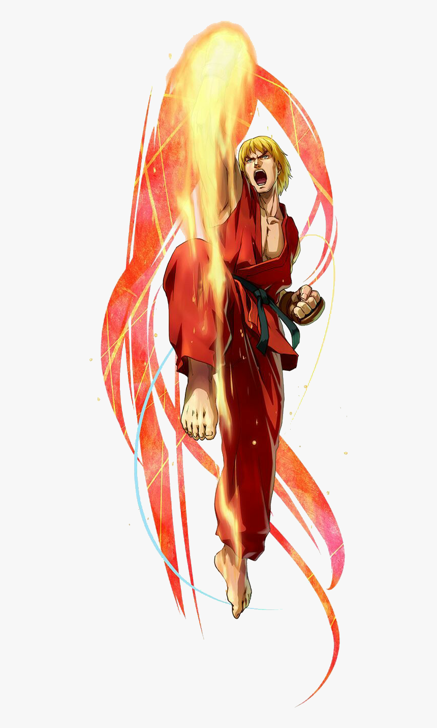 #ken #street Fighter #game @lucianoballack - Ken Street Fighter Uppercut, HD Png Download