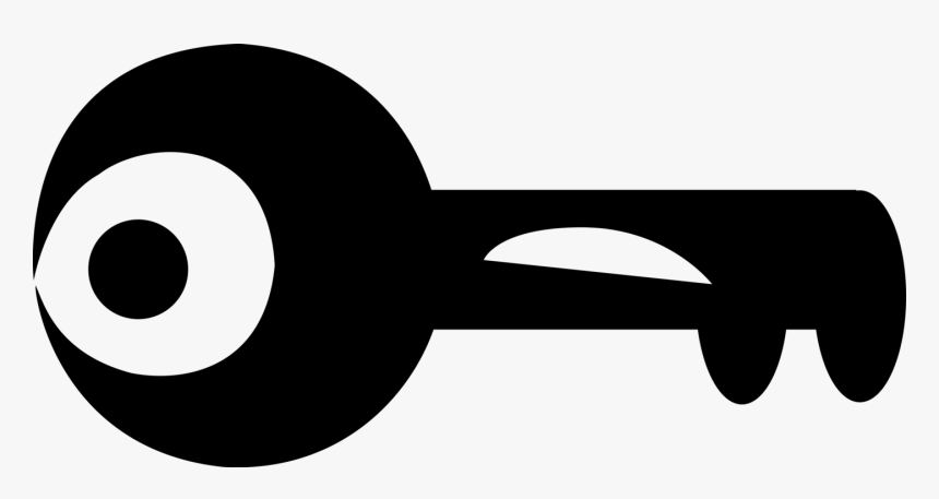 Vector Illustration Of Small Metal Instrument Key Cut - Circle, HD Png Download