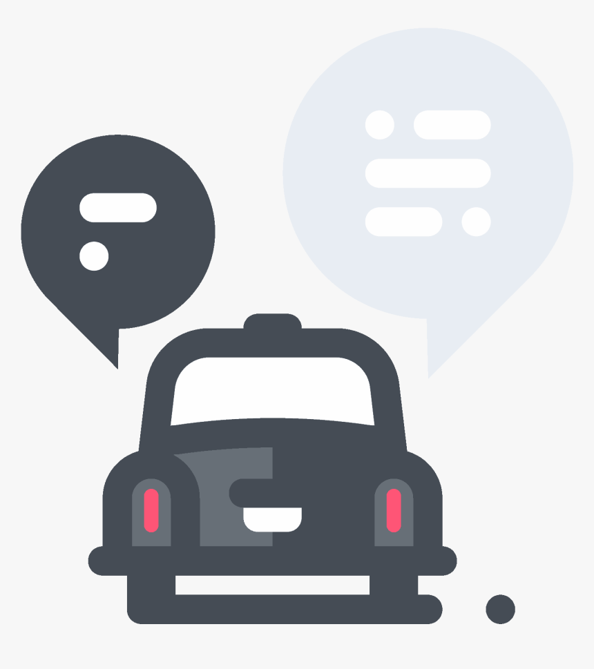 Chat With Taxi Driver Icon, HD Png Download