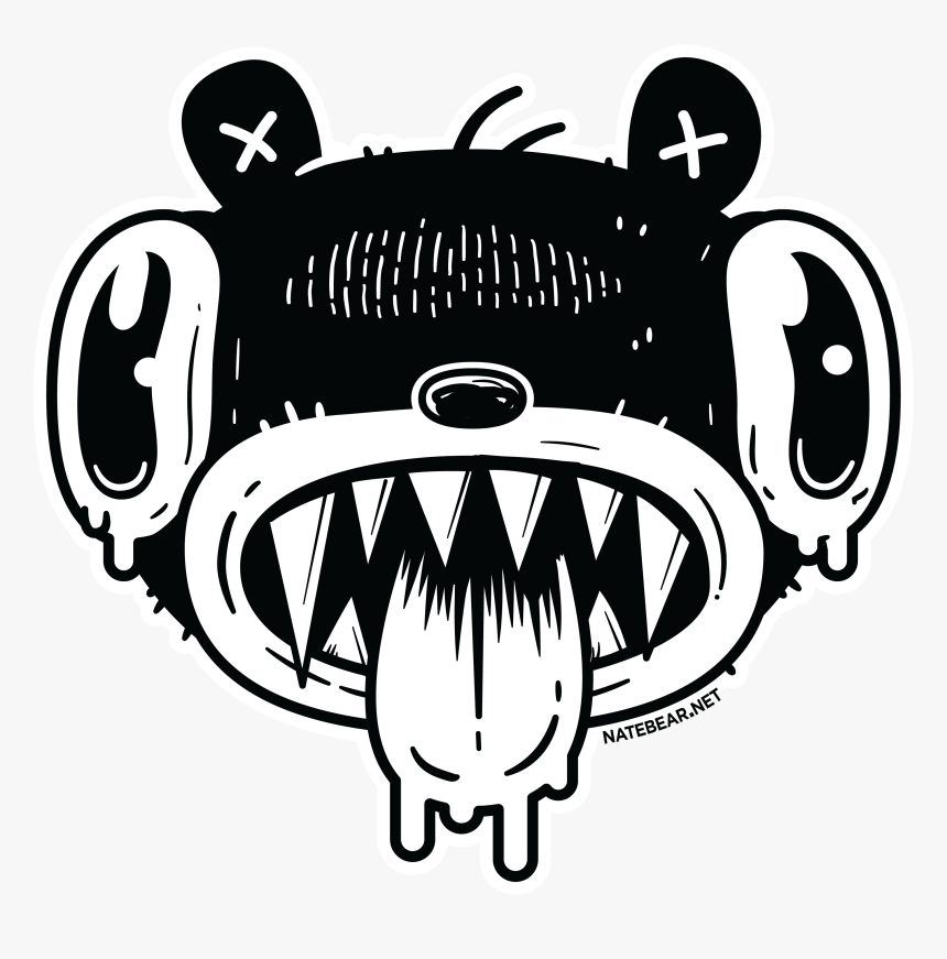 Nate Bear - Glow In The Dark Hard Enamel, HD Png Download