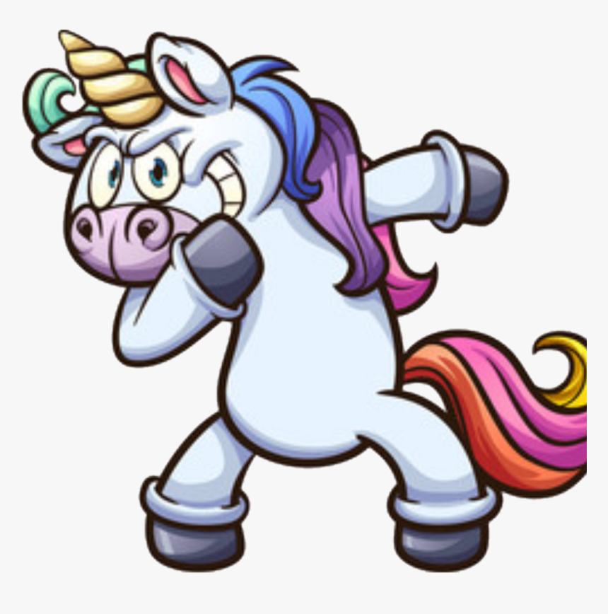#unicorn #dab #dabbing - Dabbing Unicorn, HD Png Download