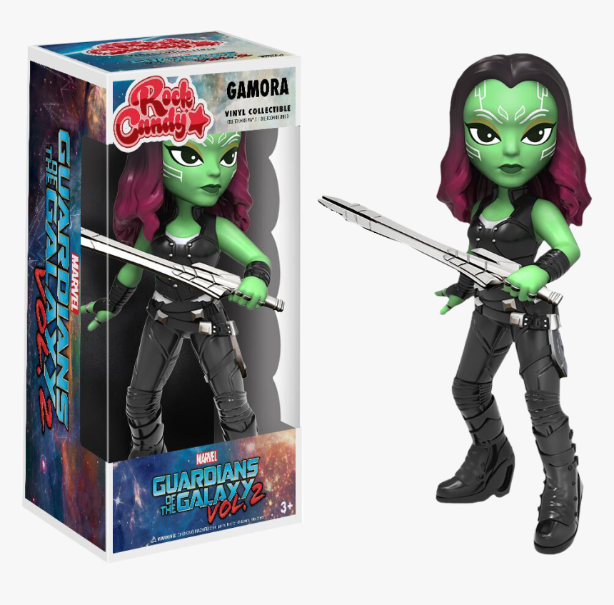 Gamora Rock Candy 5” Vinyl Figure - Rock Candy Funko Gamora, HD Png Download