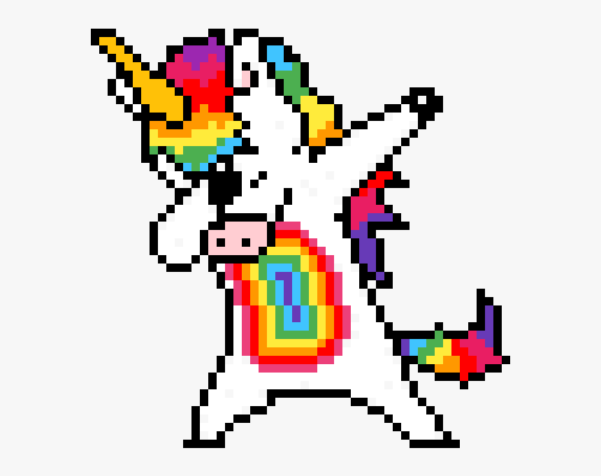 Pixel Art Minecraft Unicornio, HD Png Download