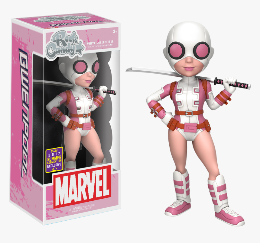 Gwenpool Rock Candy 5” Sdcc17 Vinyl Figure - Pop Vinyl Rock Candy, HD Png Download