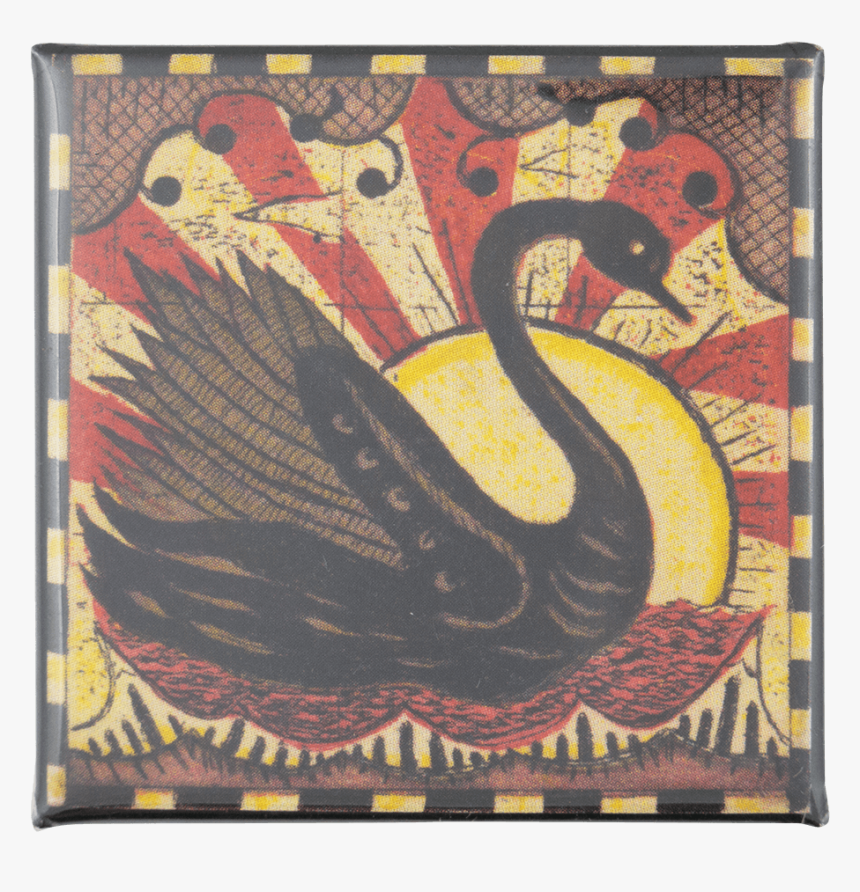 Tony Fitzpatrick Black Swan Art Button Museum - Black Swan, HD Png Download