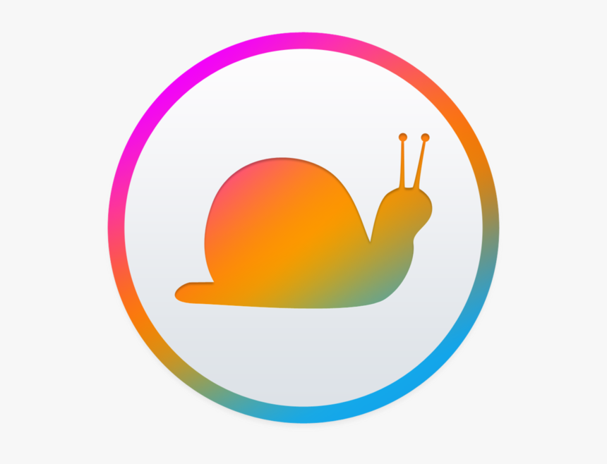 Speed-up For Itunes On The Mac App Store - Silhouette Snail Clipart Black And White, HD Png Download