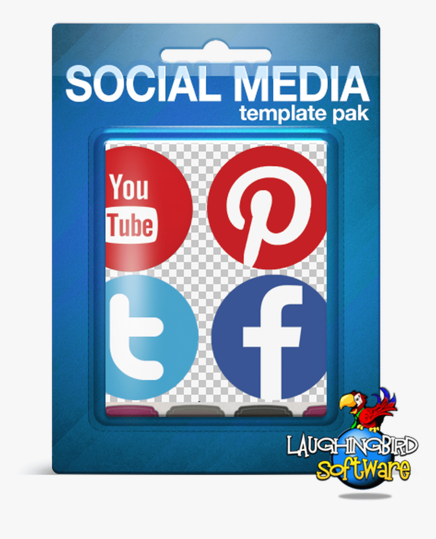 The Social Media Template Pack - Png Social Network Icons Download, Transparent Png