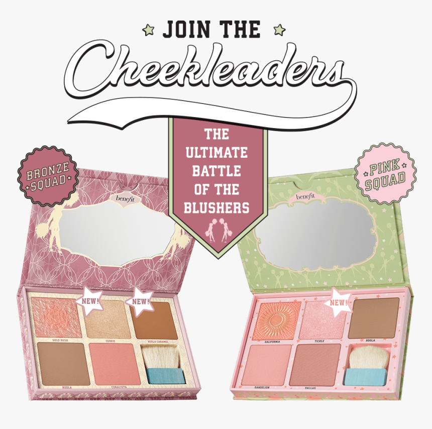Benefit Cosmetics Cheekleaders Cheek Palette, HD Png Download