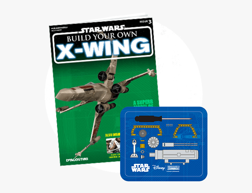 Transparent Star Wars X Wing Png - Star Wars Build Your Own X Wing, Png Download