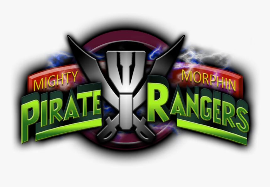 Mighty Morphin Pirate Rangers Logo By Joeshiba-d6cabyp - Graphic Design, HD Png Download