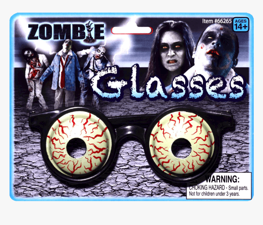 Zombie Glasses - Glasses, HD Png Download