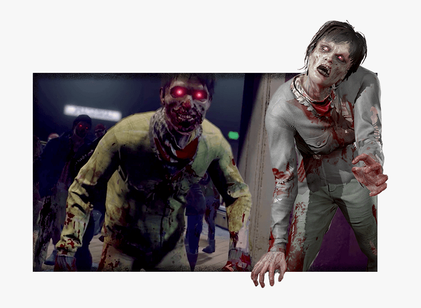 Dead Rising 2 Red Eyed Zombies, HD Png Download