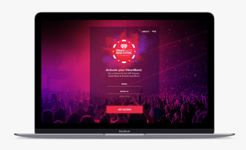 Iheart Laptop - Iheartradio, HD Png Download