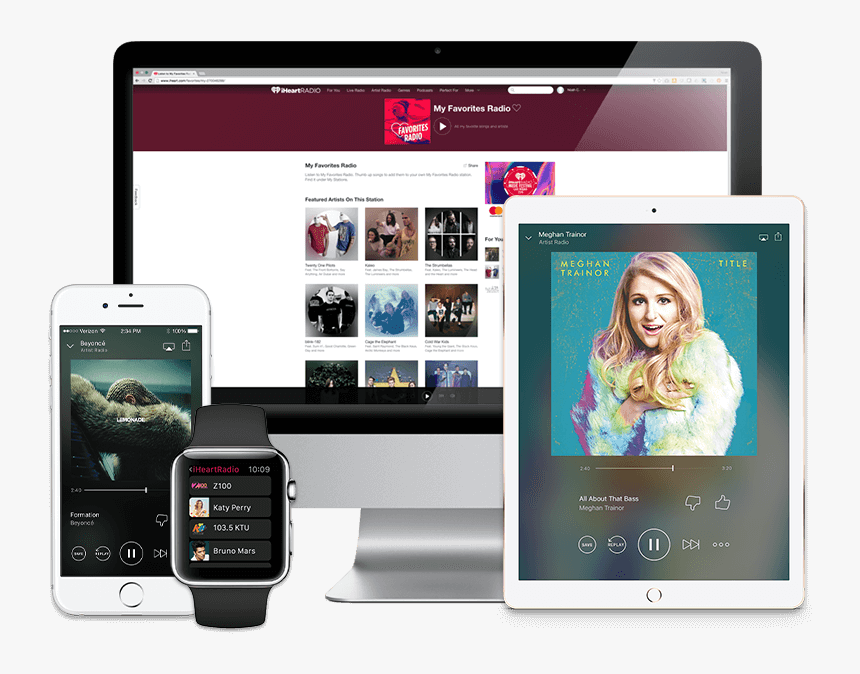 Iheartmedia Devices - Iphone, HD Png Download
