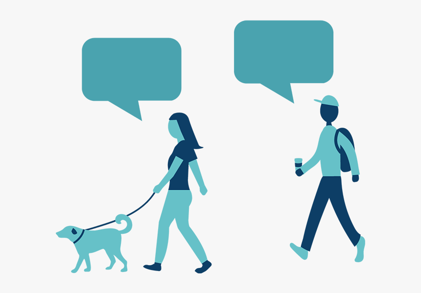 Two People Walking, HD Png Download