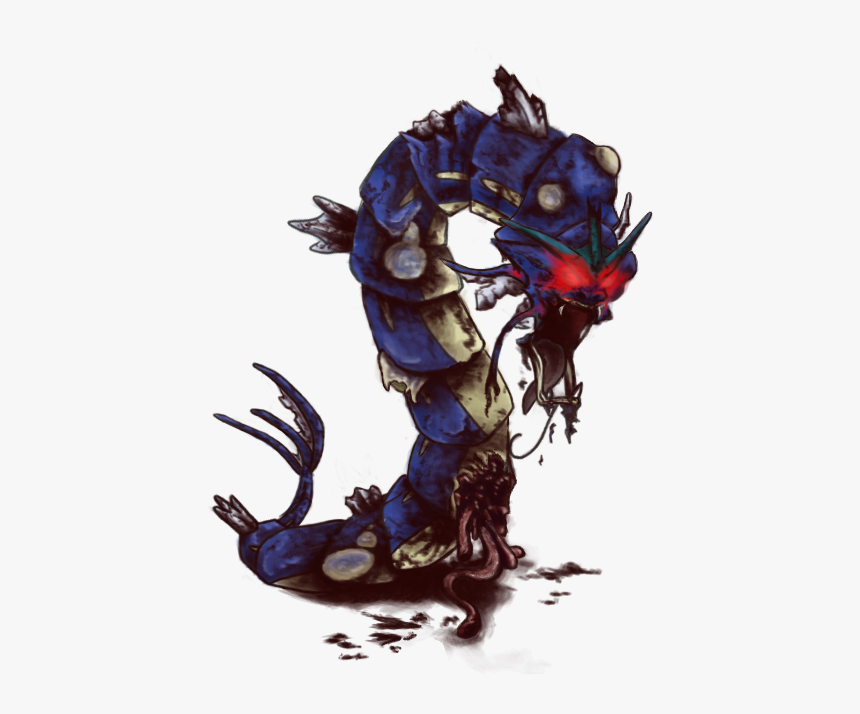 “ Infected Gyarados By Colorofashes
” - Gyarados Zombie, HD Png Download