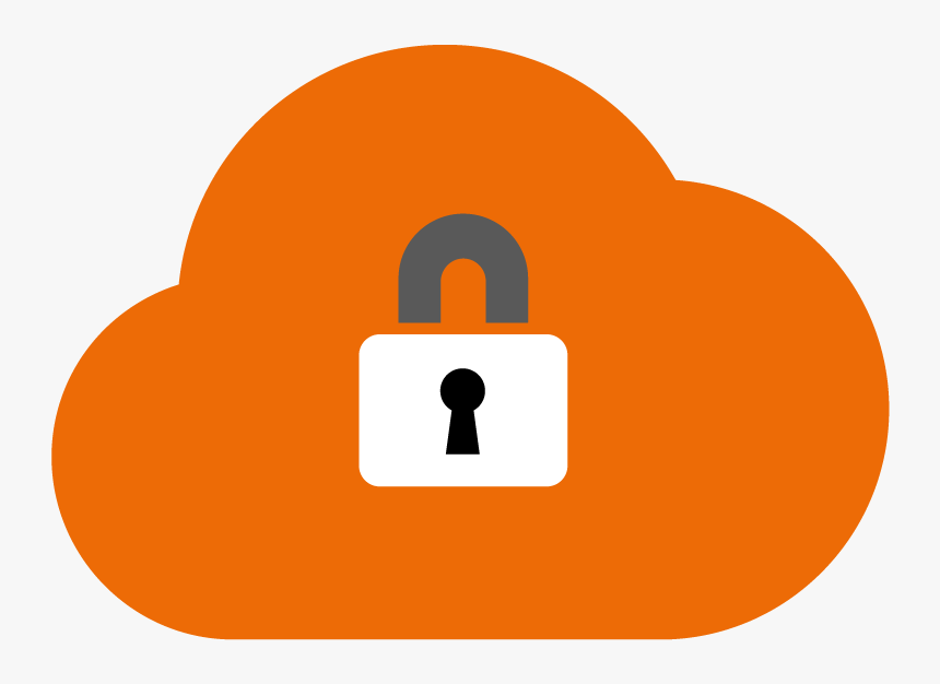 Your Digital Life Is Encrypted And You Are In Full - Security Icon Png Orange, Transparent Png