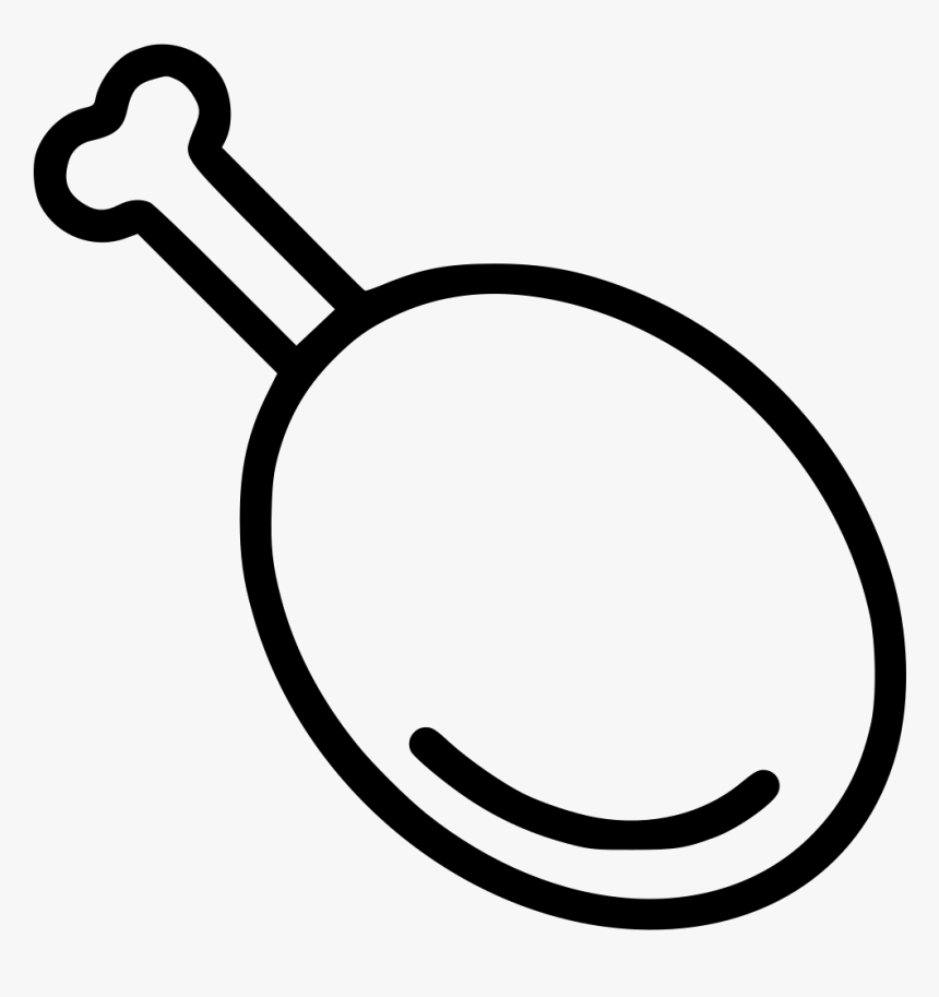 Bird Thigh Png - Line Art, Transparent Png