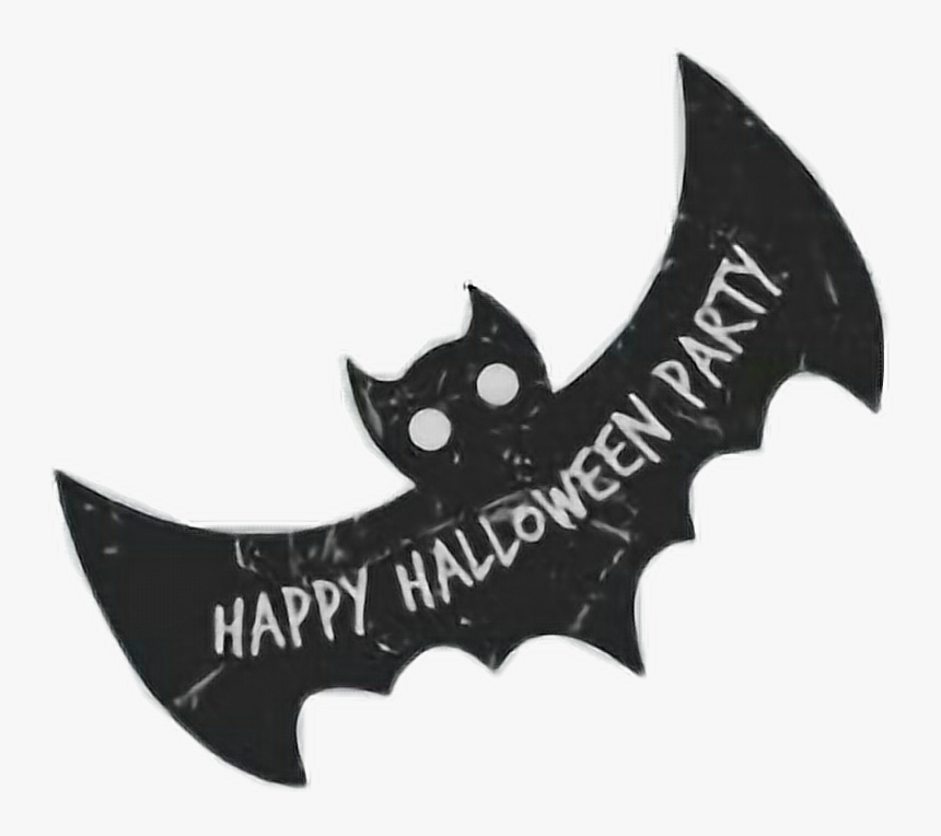 Letrero Png - - Happy Halloween Murcielago, Transparent Png