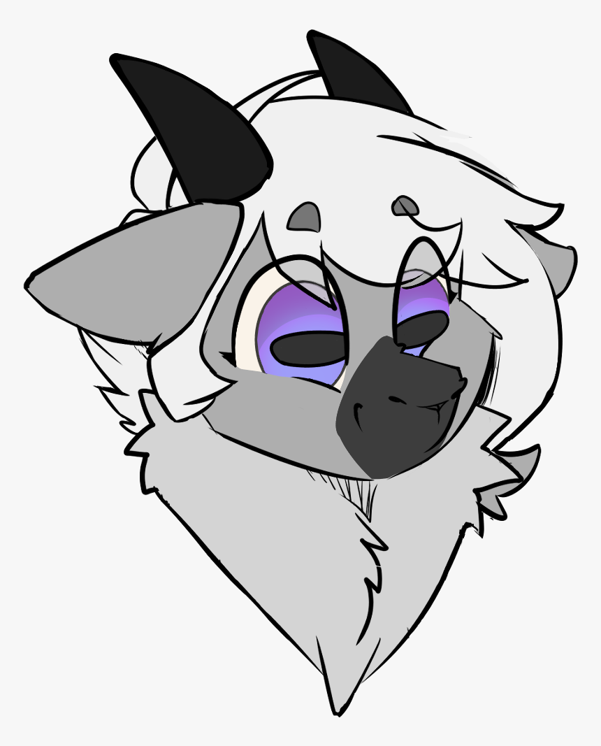 Mundante, Bovine, Bust, Fluffy, Goat, Goat Eyes, Gray, - Neck Fluff, HD Png Download
