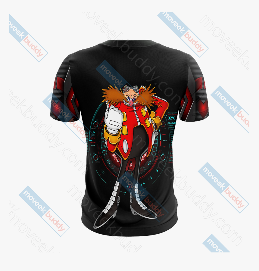 Eggman Sonic Unisex 3d T-shirt - Dr Eggman, HD Png Download