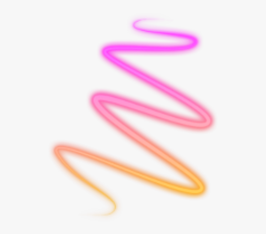 #swirl #glow #light #bright #pink #purple #orange #colorful - Glowing Light Swirl Transparent, HD Png Download