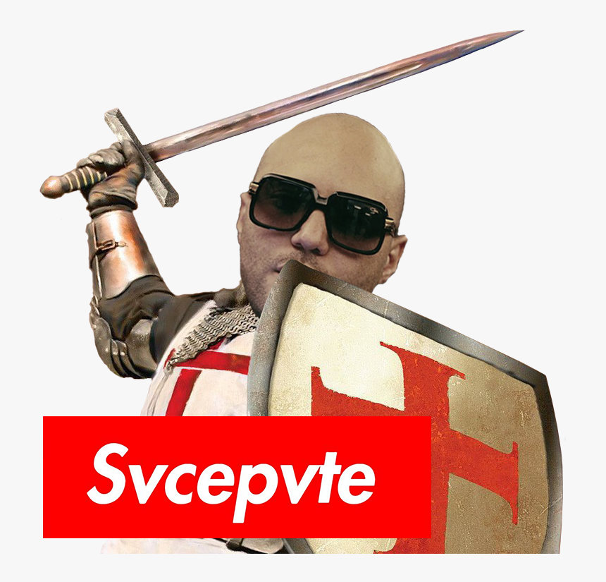 Sticker Other Alkpote Sucepute Templier Deus Vult Svcepvte - Templar Knight, HD Png Download