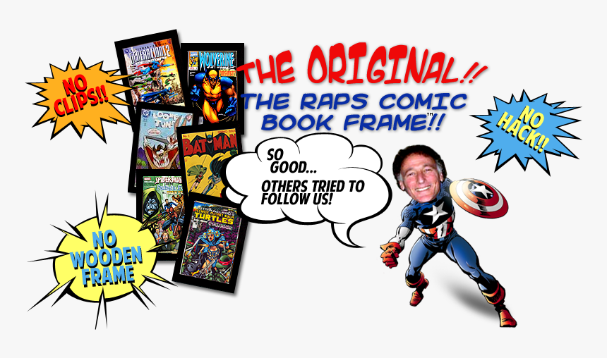 The Orginial Raps Comic Book Frame - Batman Comic 1, HD Png Download