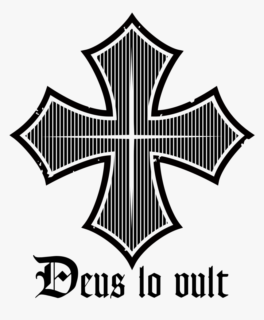 Deus Vult Templar Cross, HD Png Download