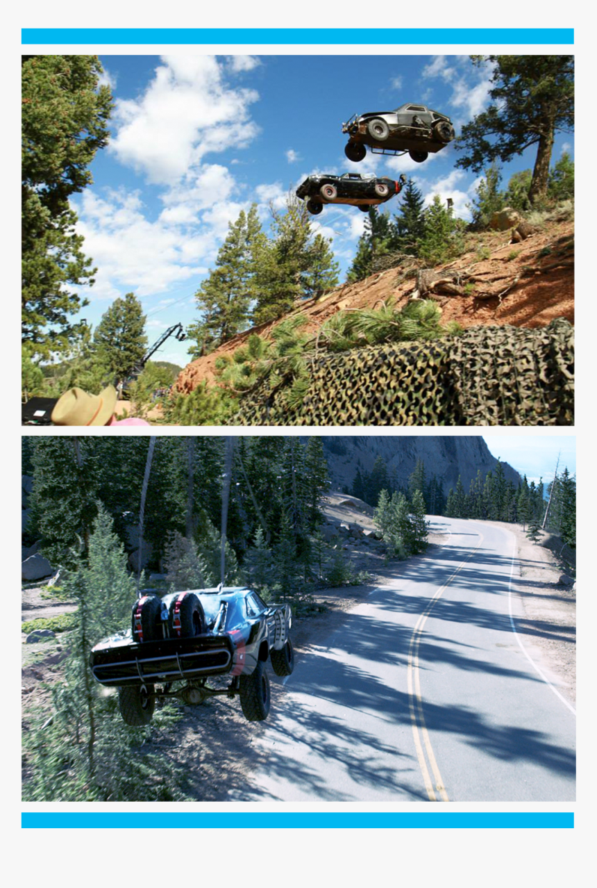 Transparent Guy Falling Png - Dodge Charger Off Road Fast And Furious 7, Png Download