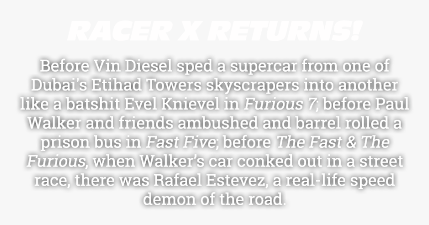 Fast And Furious Png, Transparent Png