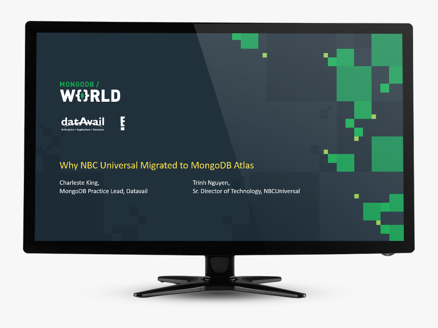 Datavail Presentation - Led-backlit Lcd Display, HD Png Download