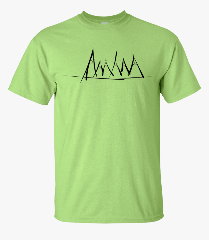 Mountain Brush Strokes Youth T-shirt - T-shirt, HD Png Download