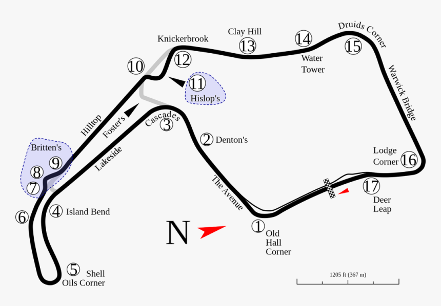 Oulton Park Race Track, HD Png Download