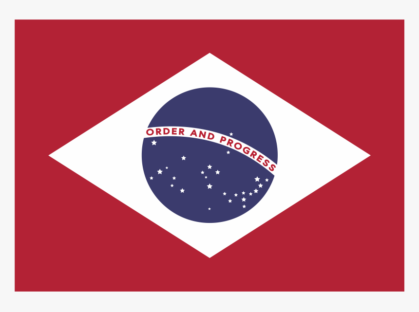 Black And Gold Brazil Flag, HD Png Download